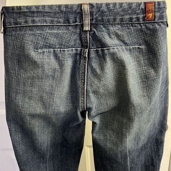 7 for all Mankind Cotton Fade Women’s Distressed Jeans Size 29 00940190 - Picture 9 of 16